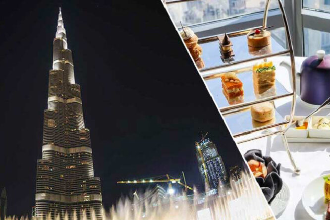 Burj Khalifa with Cafe Treat