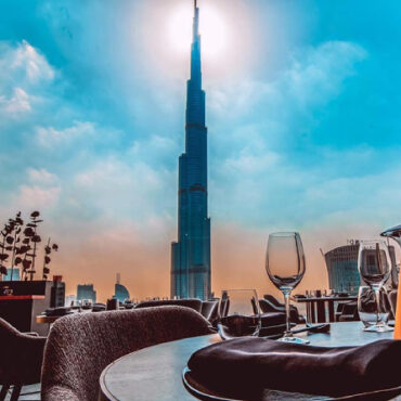 Burj Khalifa with Rooftop Meal