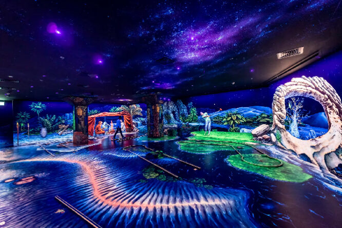 3D Blacklight Minigolf Dubai